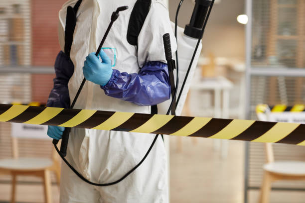 Professional Biohazard Cleanup technician working in Little Rock, IA